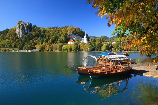 Take a peaceful boat ride on Lake Bled (credit: Matej Vranič).