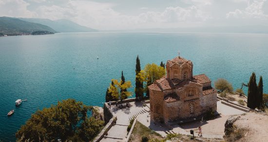 Church of St. John at Kaneo overlooking Lake Ohrid