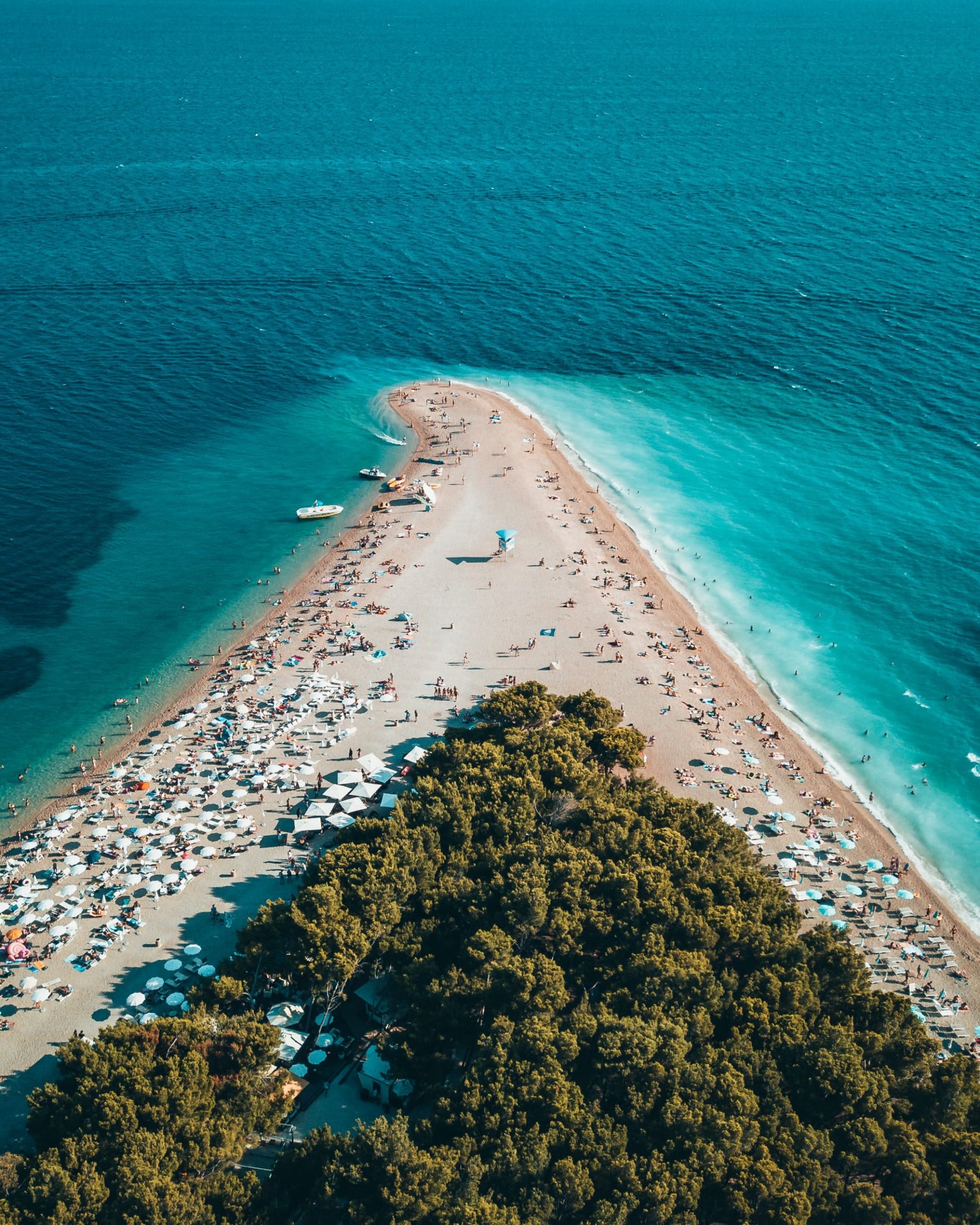 Zlatni Rat Golden Horn Beach Bol Brac island Croatia