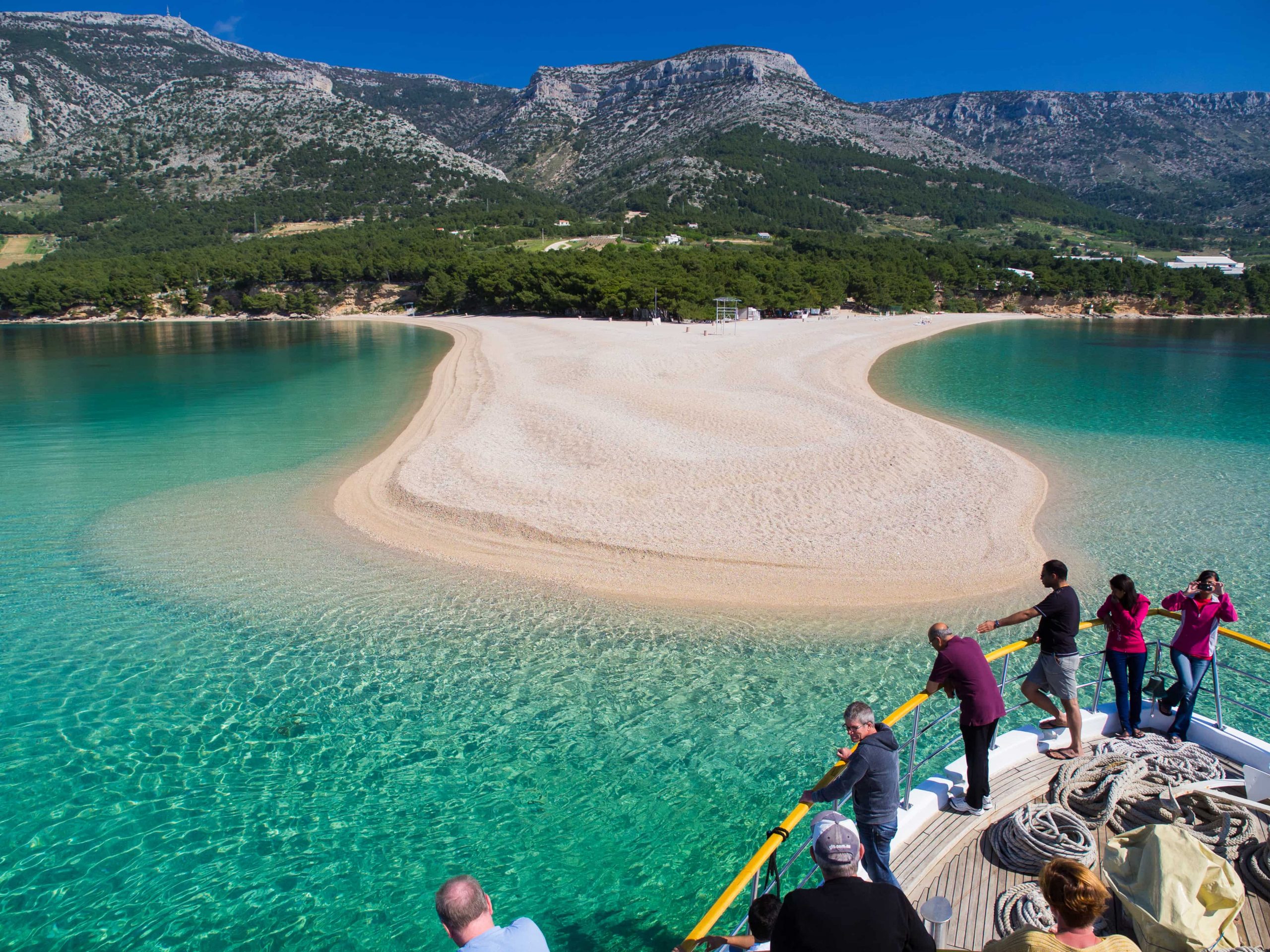 Zlatni Rat Golden Horn Beach Bol Brac island Croatia