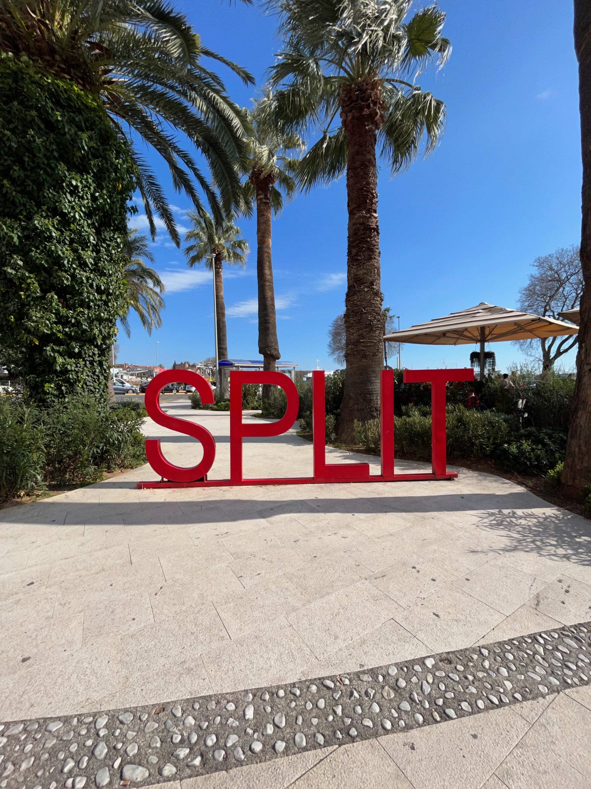 Take a stroll along the Riva promenade in Split.