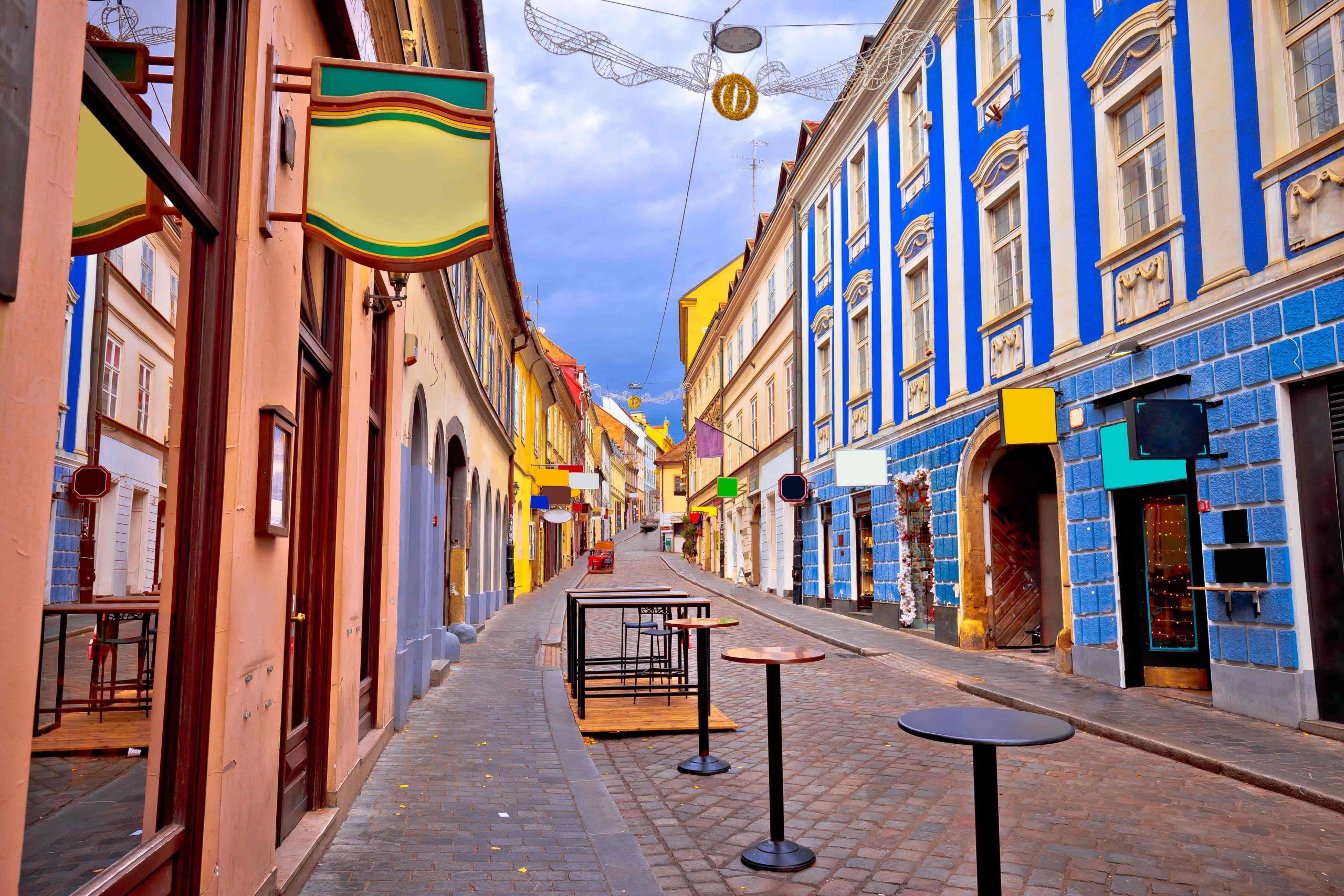 Street, Zagreb, Croatia