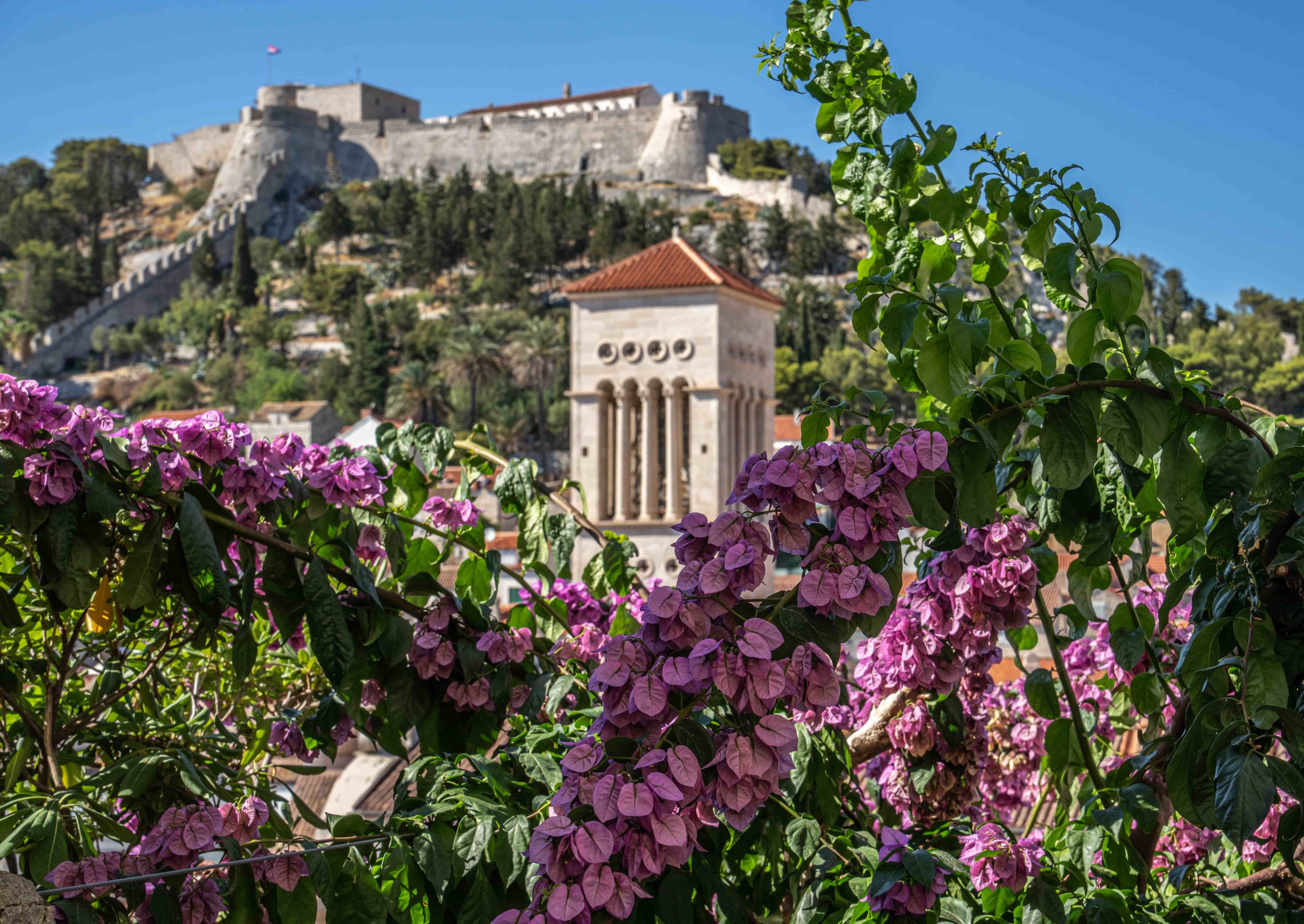 Include a visit to Hvar fortress for excellent views of Hvar town and the harbour.