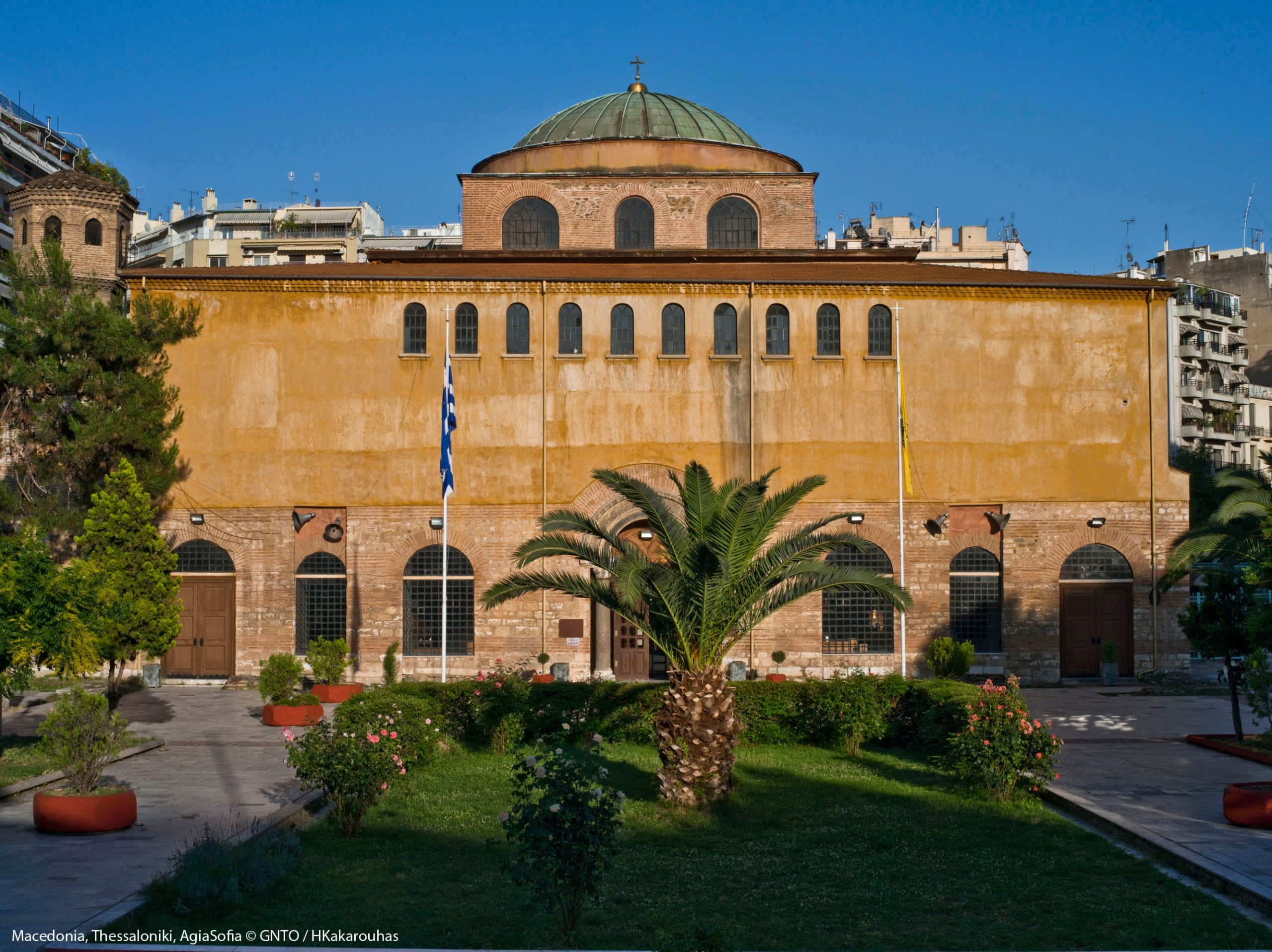 Agia Sofia in Thessaloniki. Photo credit GNTO and H.Kakarouhas