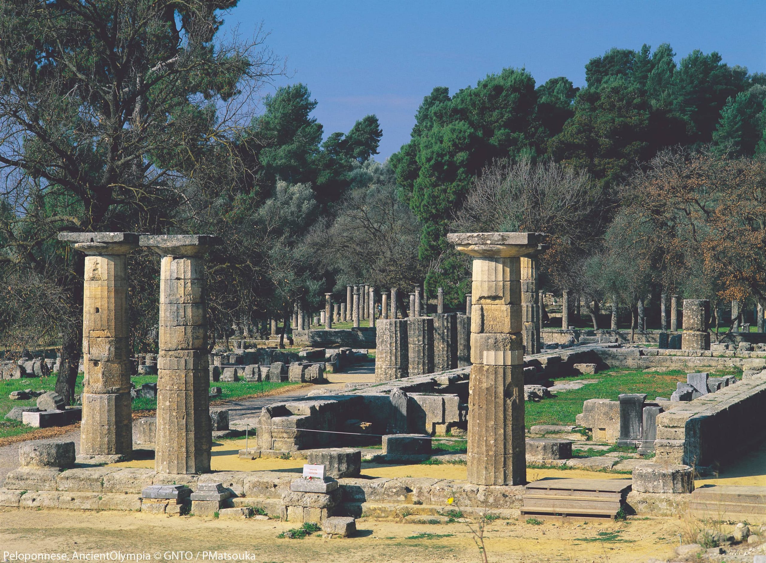 Explore the ruins of Ancient Olympia. Photo credit GNTO and P.Matsouka