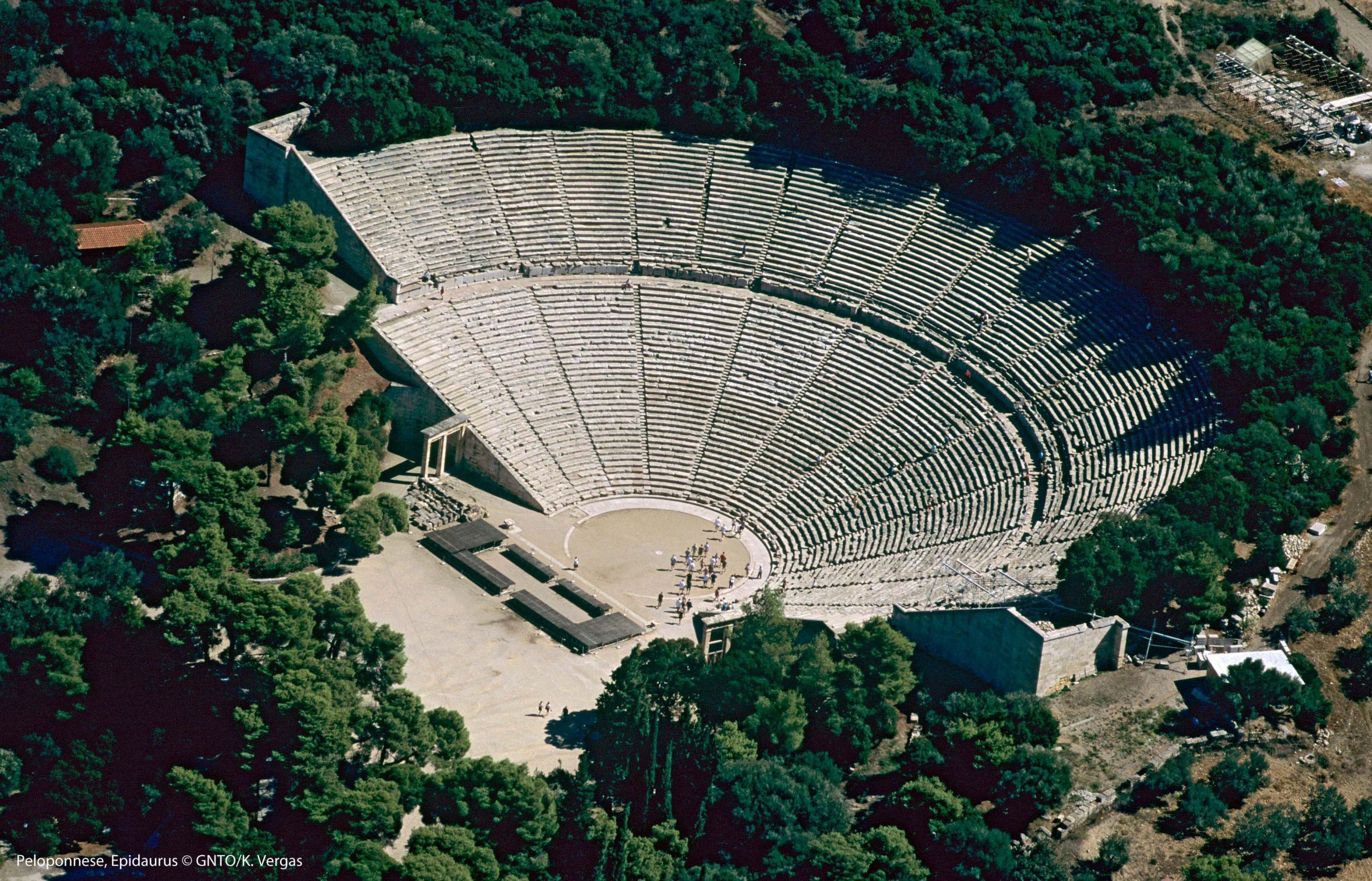 Test the acoustics of Epidaurus. Photo credit GNTO and Vergas.