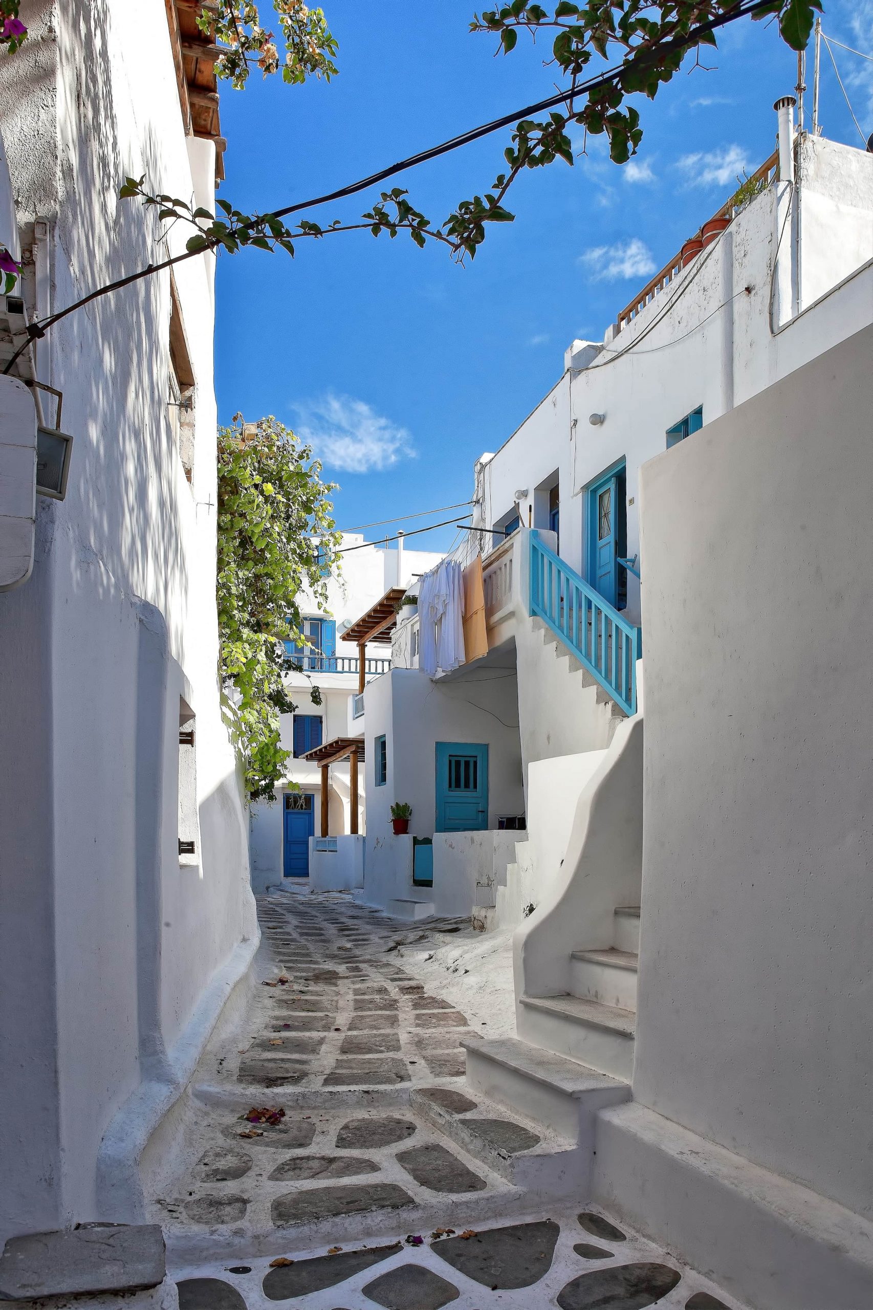 Get lost in the alleyways in Mykonos