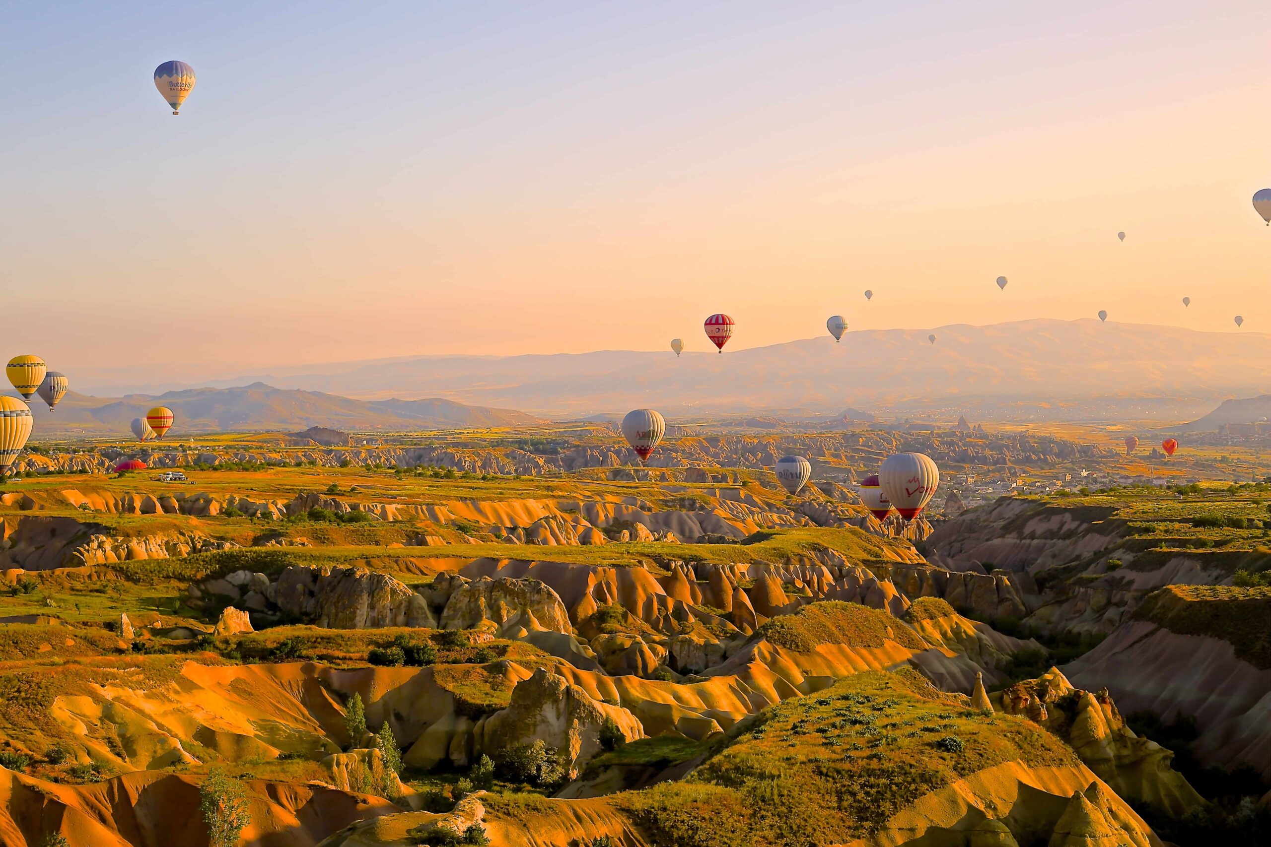 Hot Air Ballooning is a memorable experience in Cappadocia, famous for its volcanic landscape.