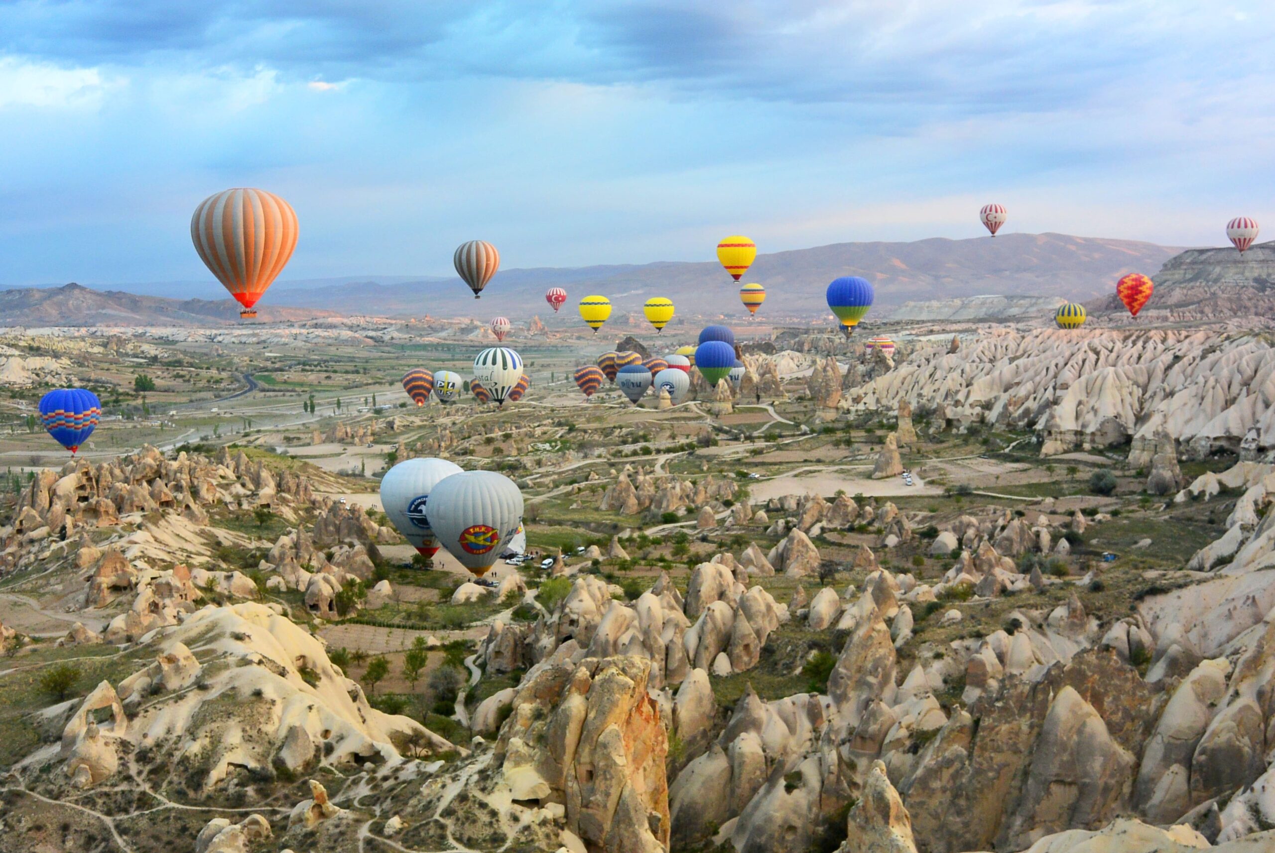 Hot Air Ballooning is a memorable experience in Cappadocia, famous for its volcanic landscape.