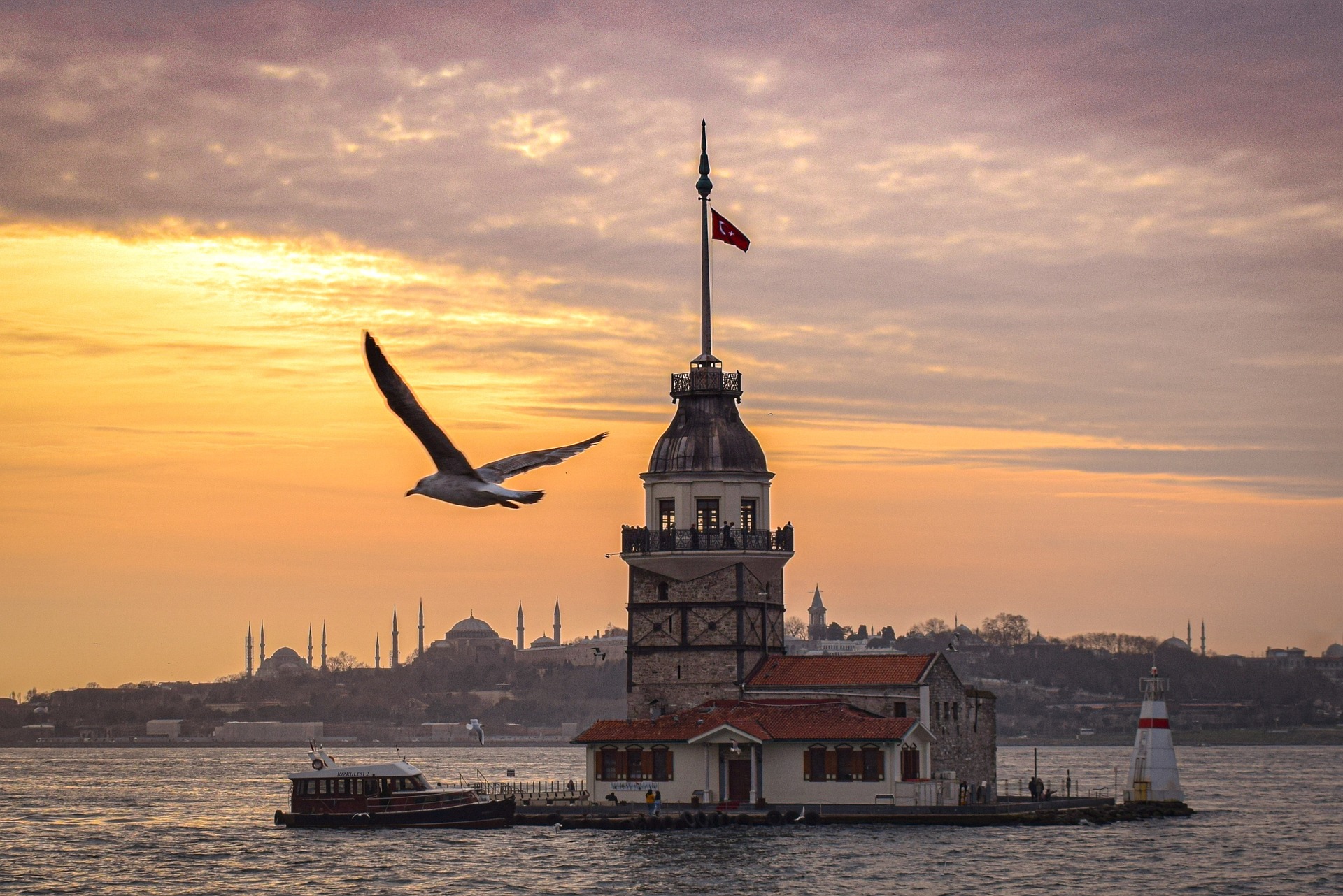 Istanbul is a major city in Turkey that straddles Europe and Asia across the Bosphorus Strait.