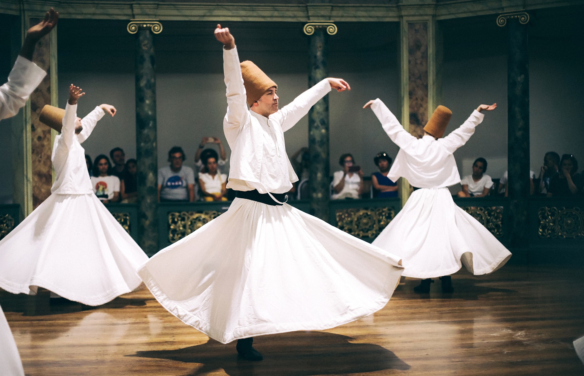 Turkey has a complex, sophisticated culture, reflected in the variety of its dances, such as the whirling dervishes