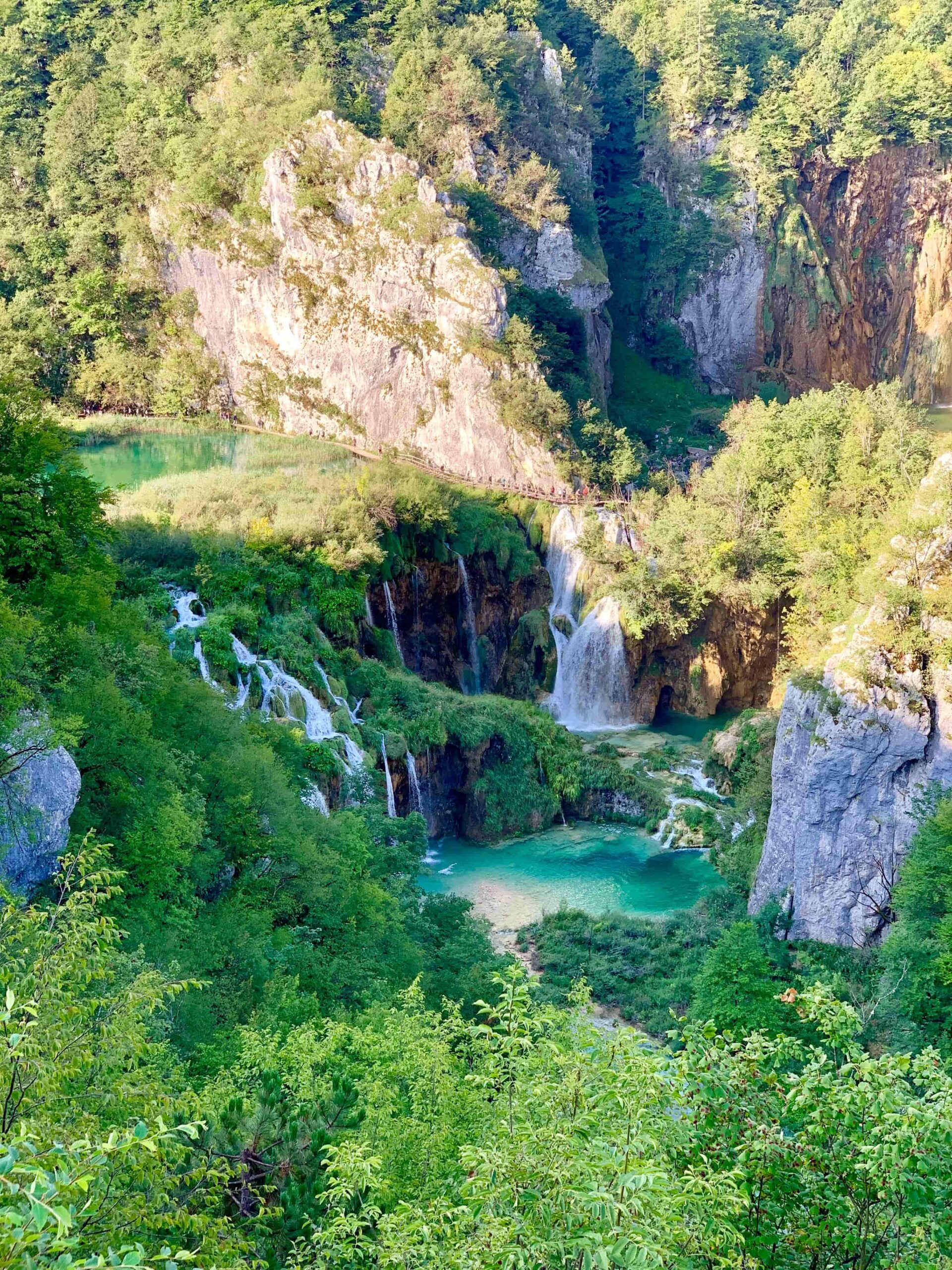 Plitvice Lakes National Park, Croatia's largest and oldest national park and is also UNESCO protected.