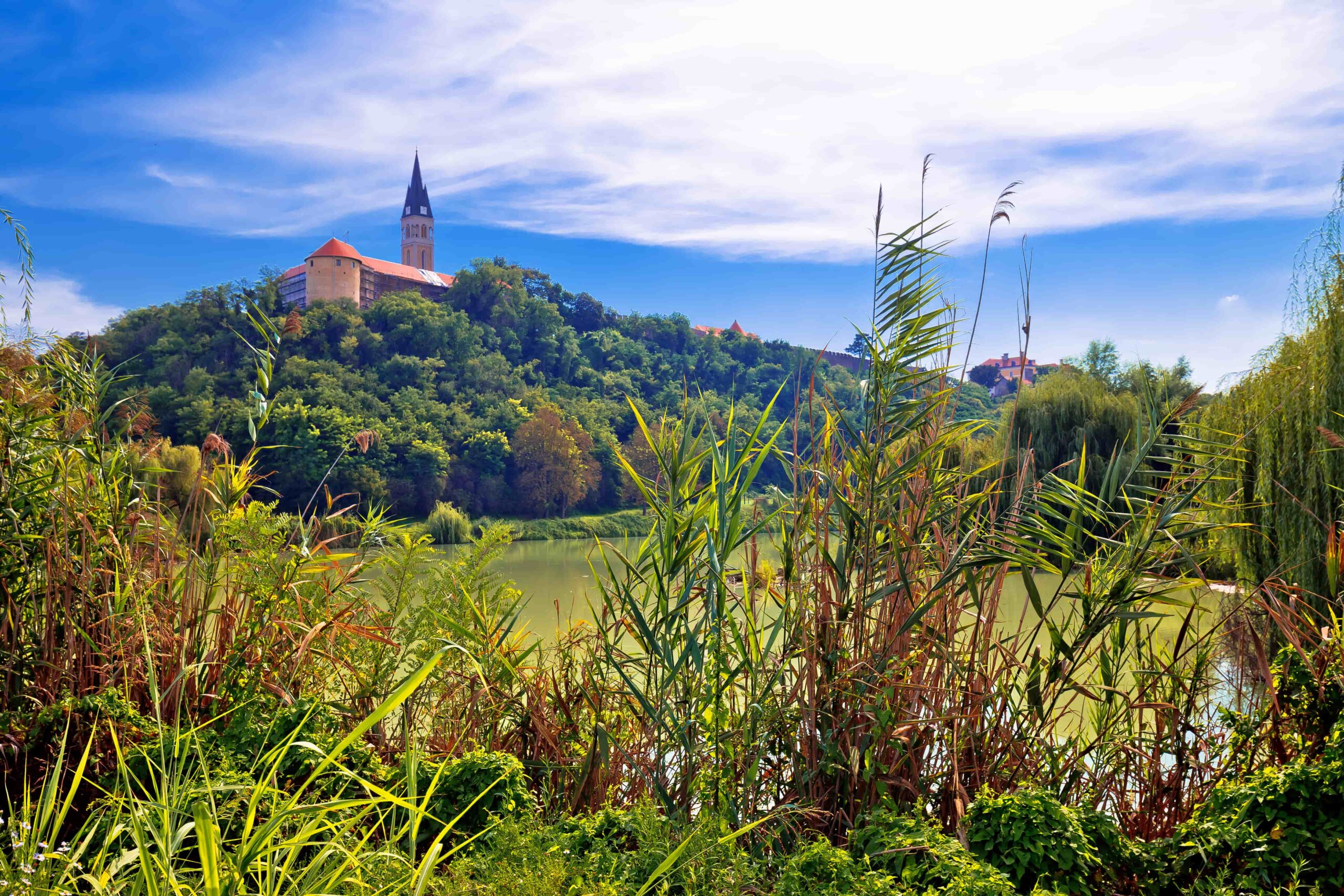 The town of Ilok in the Slavonia region of Croatia.