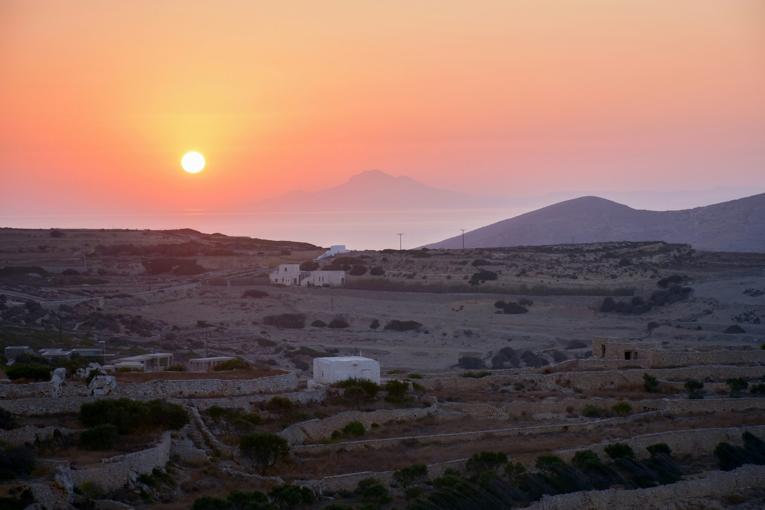 Sunset, Folegandros, Greece